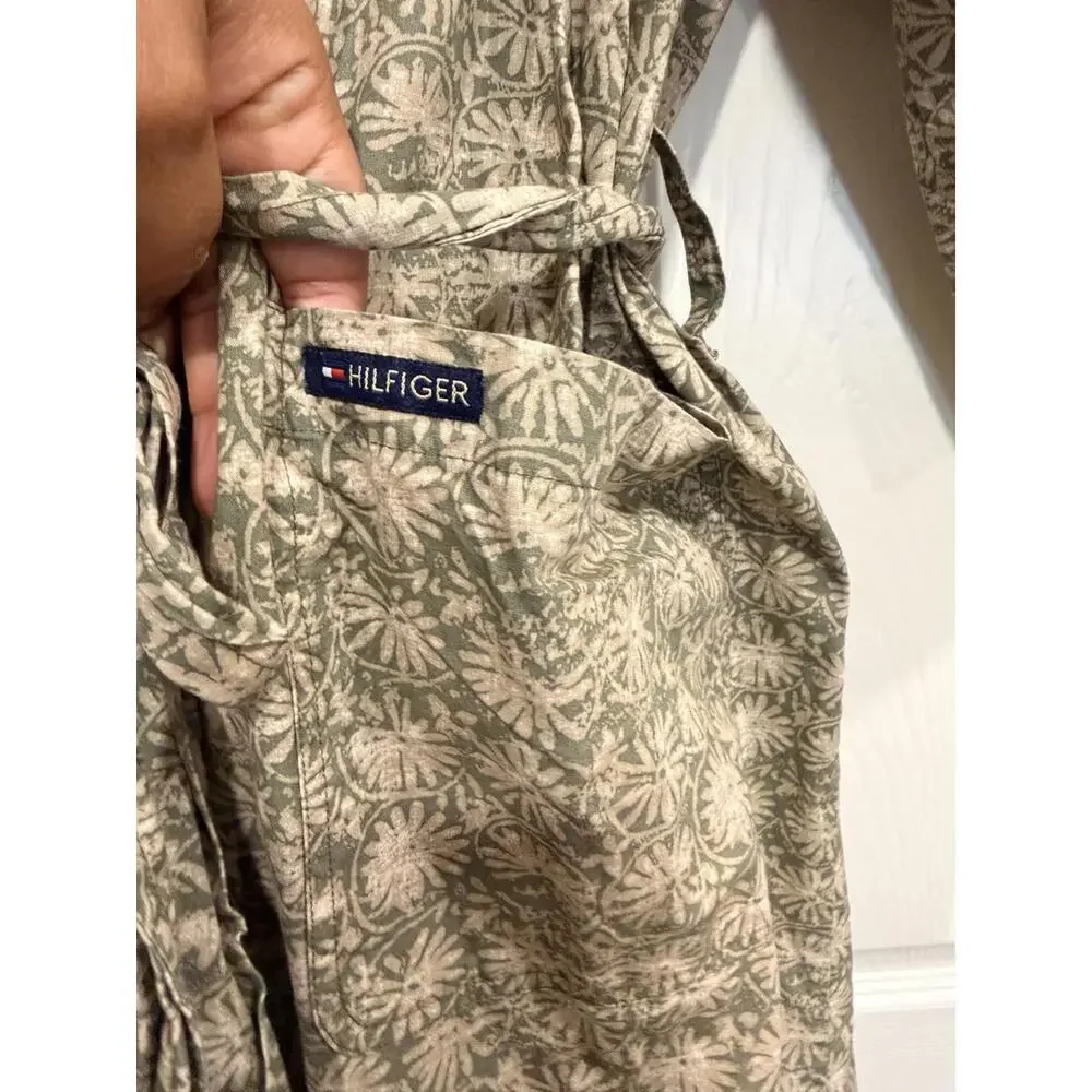 #T10 TOMMY HILFIGER 100%‎ Cotton Robe
